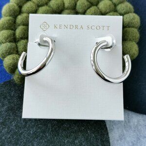Kendra Scott Silver Hoop Earrings